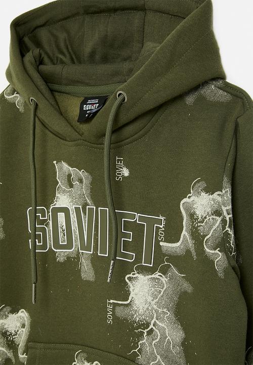 SOVIET - Boys Fashion Hoody - Olive