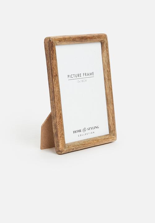 H&S - Photo frame wood 13x18cm - natural