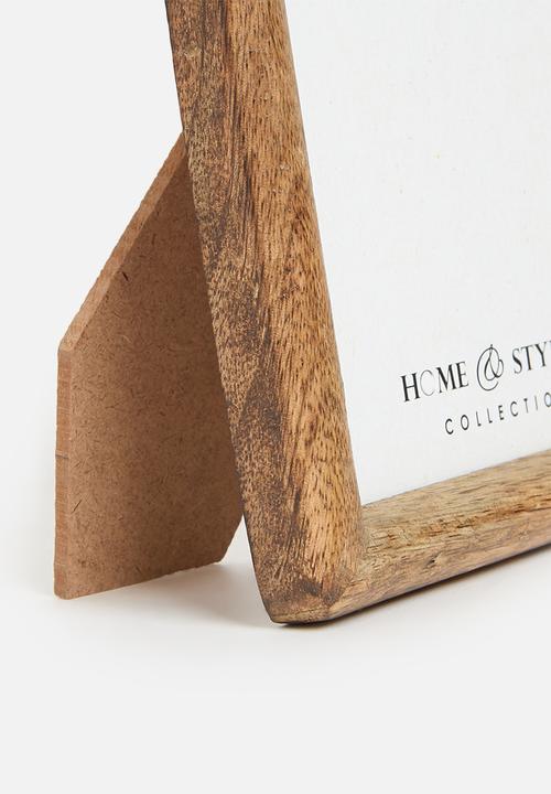 H&S - Photo frame wood 13x18cm - natural