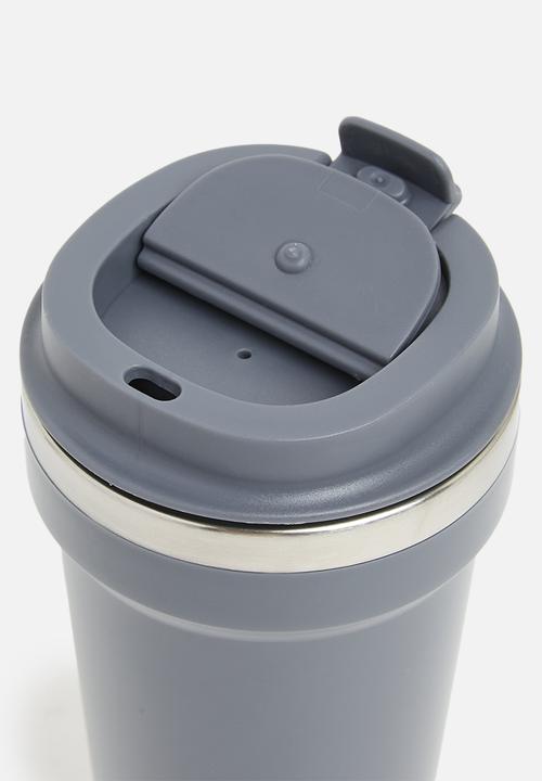 Excellent Houseware - Drinking mug 500ml 17cm  - dark grey