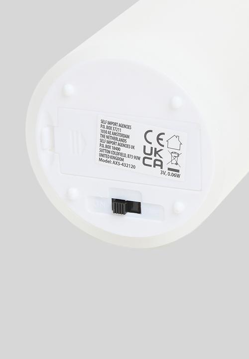 H&S - LED Candle set of 3pcs - white	