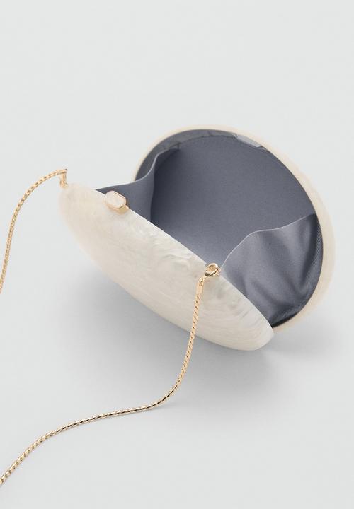 MANGO - Monada handbag - light beige