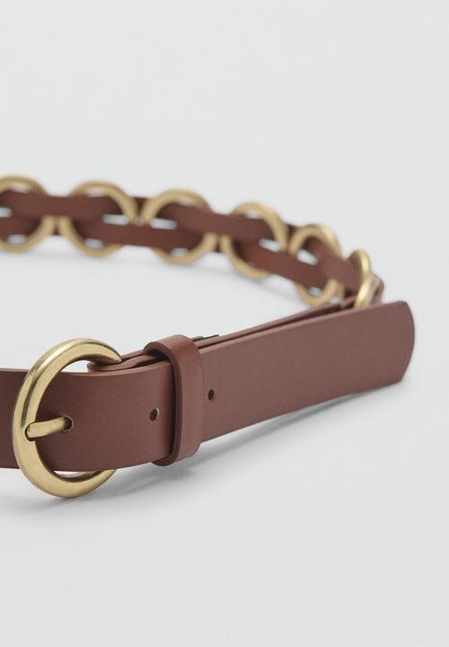 MANGO - Hill belt - brown