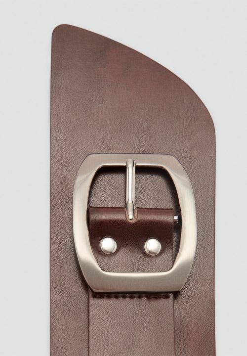 MANGO - Londres belt - dark brown