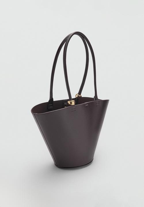 MANGO - Shoulder bag meti - brown 