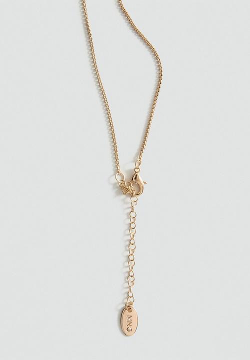 MANGO - Pasiflon necklace - gold