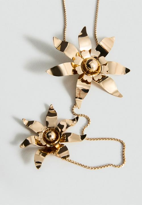 MANGO - Pasiflon necklace - gold