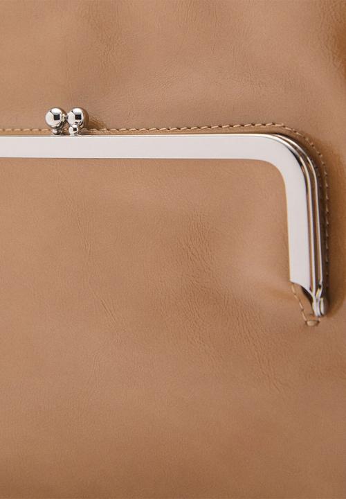 MANGO - Shoulder bag anya - camel