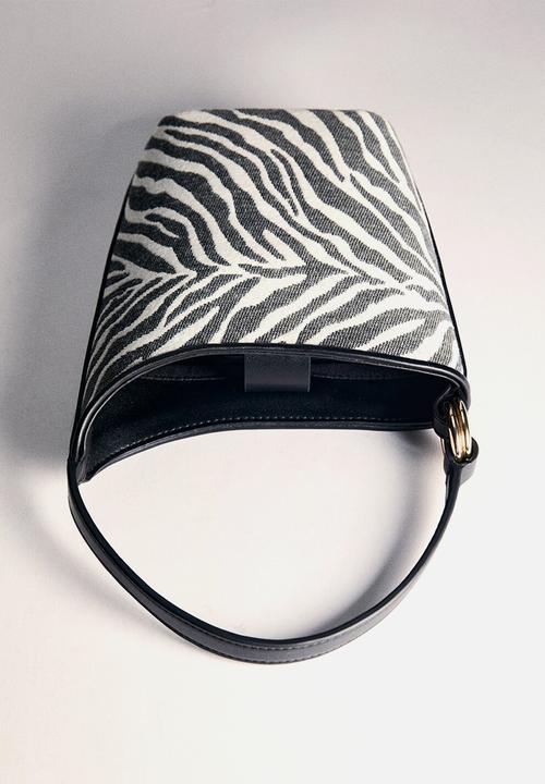 MANGO - Zeni bucket bag - black 