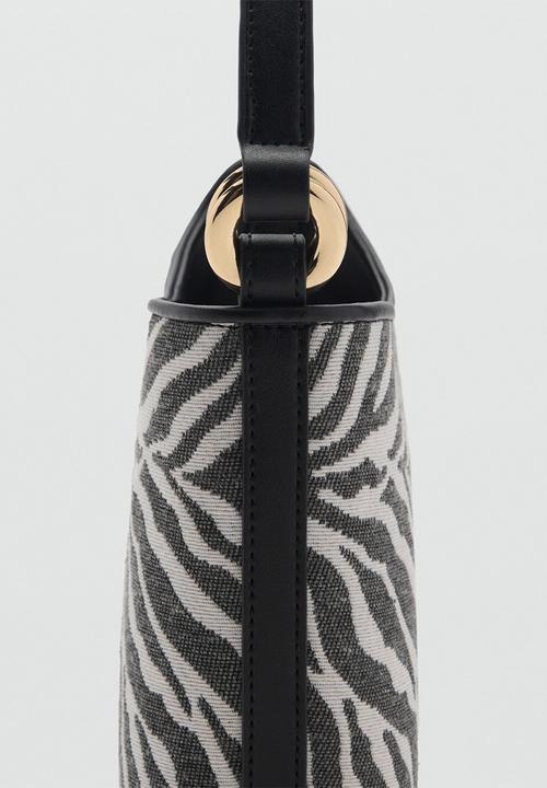 MANGO - Zeni bucket bag - black 