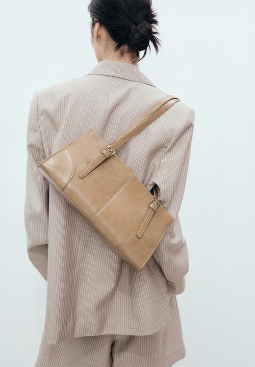 MANGO - Sharon shoulder bag - brown