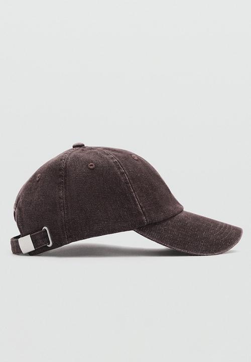 MANGO - Stone cap - dark brown