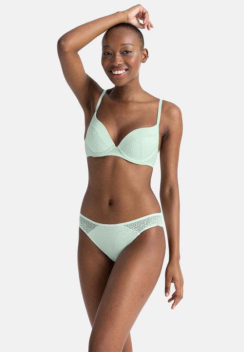 DORINA - 2 Pack Amora plunge - green/black