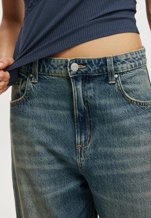 Cotton On - Barrel jean - nova blue