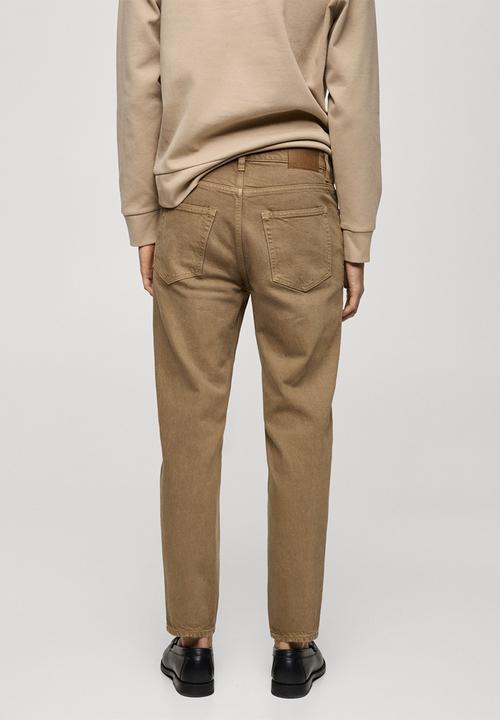 MANGO - Jeans benc  - ligth-brown
