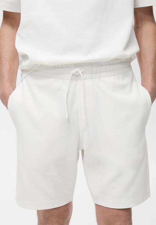 MANGO - Shorts PERES - White