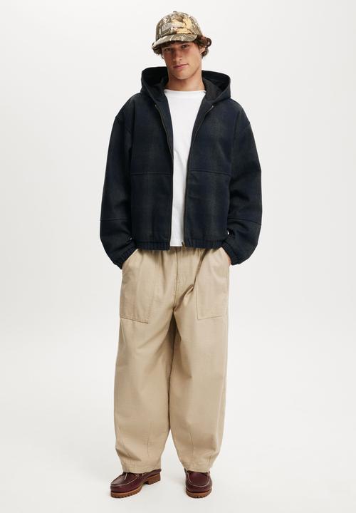 Cotton On - Coach Bomber Jacket - Navy