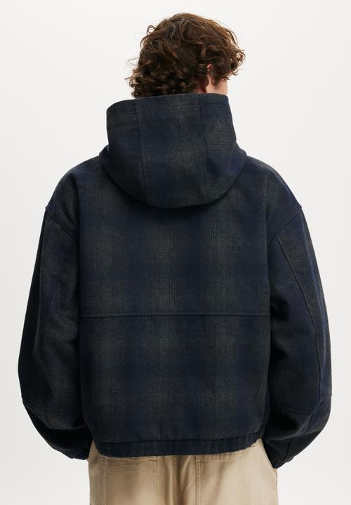 Cotton On - Coach Bomber Jacket - Navy