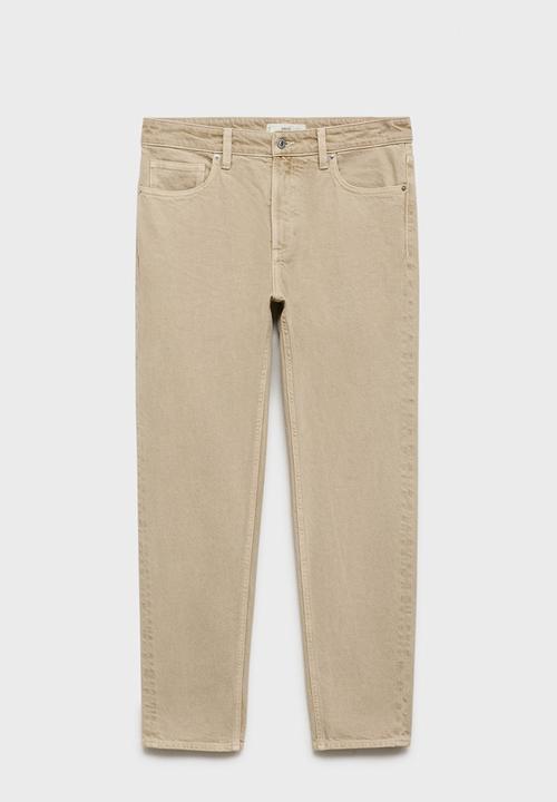 MANGO - Jeans benc - beige