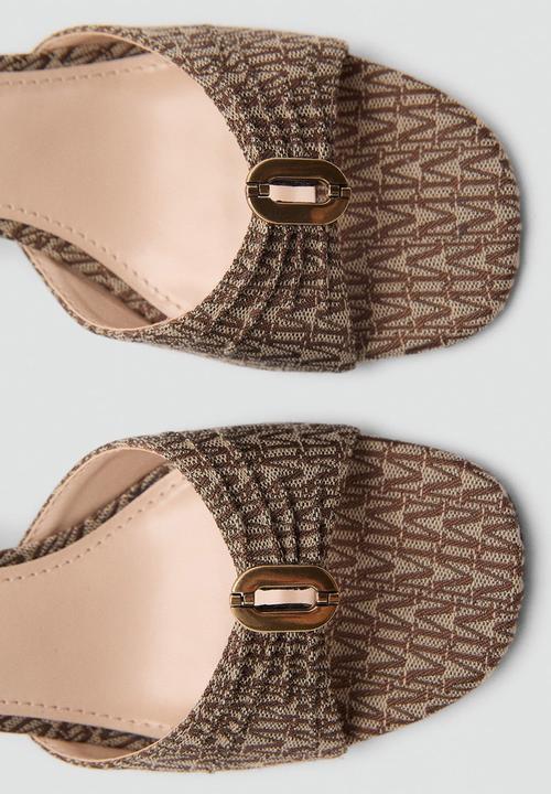 MANGO - Piece heel - brown