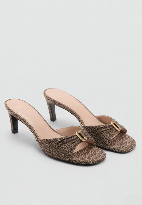 MANGO - Piece heel - brown