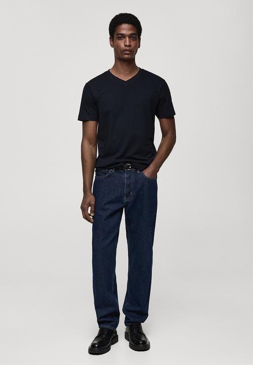 MANGO - T-Shirt CHELSEA - Navy