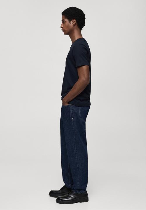 MANGO - T-Shirt CHELSEA - Navy