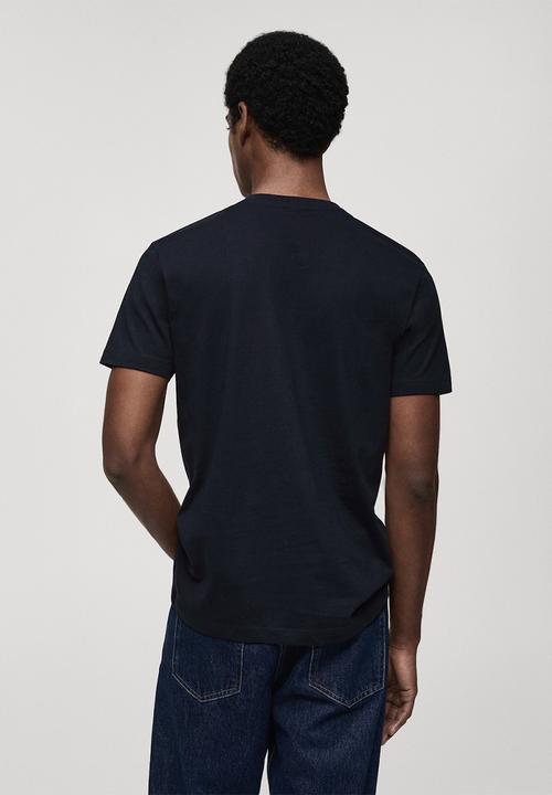 MANGO - T-Shirt CHELSEA - Navy