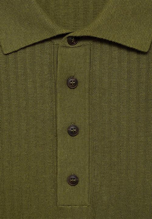 MANGO - Polo shirt paule - green
