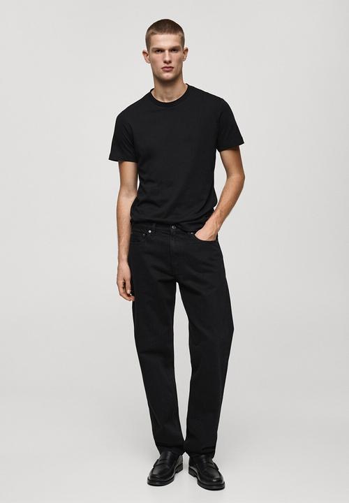 MANGO - T-Shirt CHERLO - black