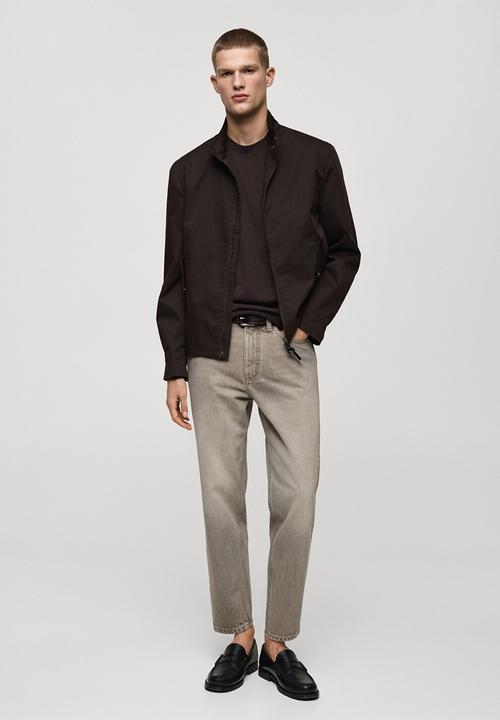 MANGO - Jeans sammy - open gray