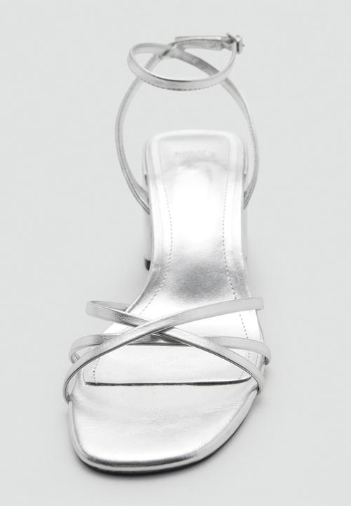 MANGO - Beto heel - silver