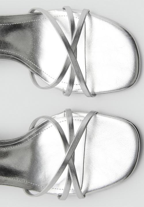 MANGO - Beto heel - silver