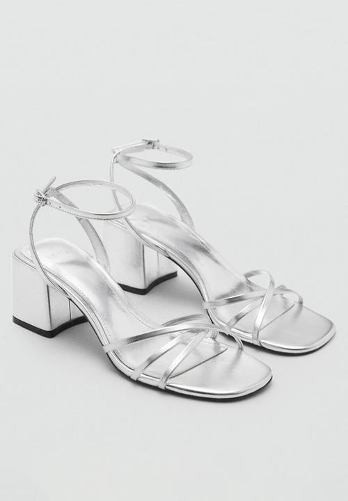 MANGO - Beto heel - silver