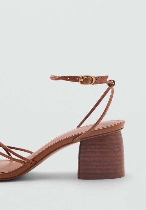 MANGO - Lana1 heel - medium brown