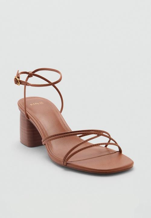 MANGO - Lana1 heel - medium brown