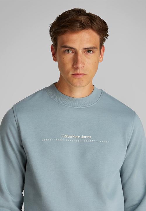 Calvin Klein - Minimal logo crew neck - lead