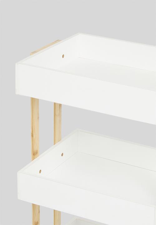 Bathroom Solutions - Storage rack trolley - natural