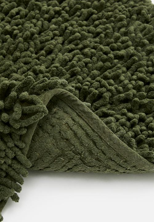Sixth Floor - Tufted Bath Mat - Winter Moss