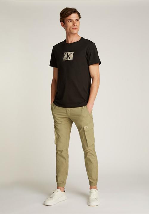 Calvin Klein - Small CK Box Tee - Ck Black