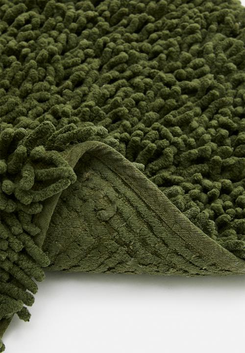 Sixth Floor - Tufted Toilet Mat - Winter Moss