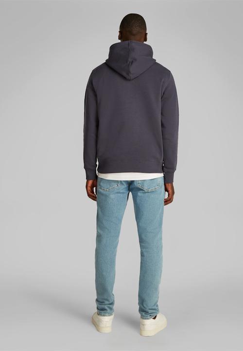 Calvin Klein - SEASONAL MONOLOGO REGULAR HOODIE - EBONY