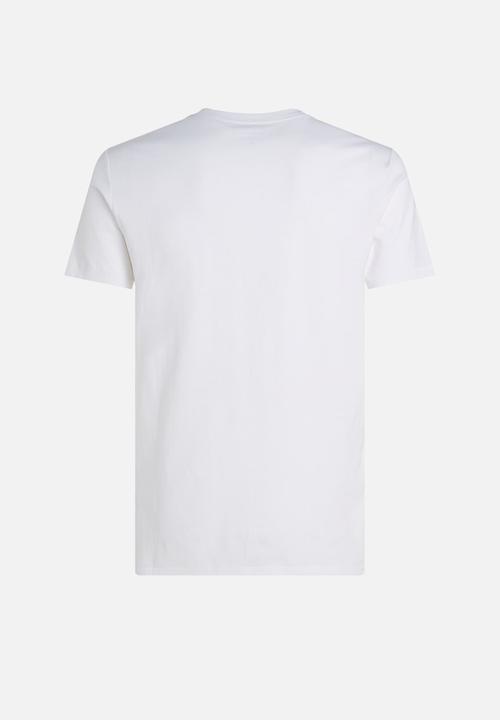 Calvin Klein - Mixed Institutional Logo Tee - Bright White