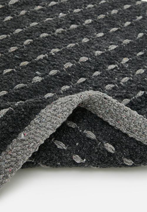 Sixth Floor - Cotton Chenille Bath Mat - Charcoal
