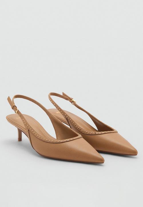 MANGO - Yate heel - medium brown