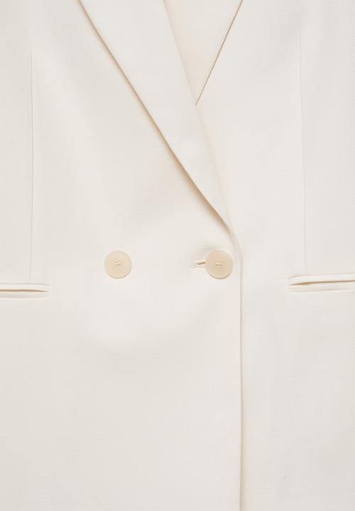 MANGO - Blazer Tempo - Light Beige
