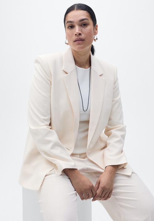 MANGO - Blazer Tempo - Light Beige