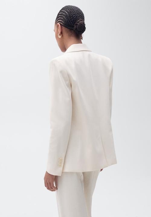 MANGO - Blazer Tempo - Light Beige
