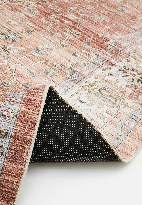 Fotakis - Option Antique Floral Rug Rust & Nat