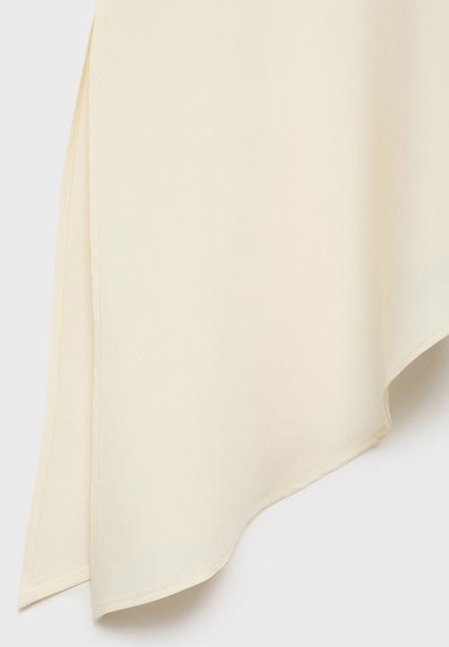 MANGO - Top Swade - Light Beige
